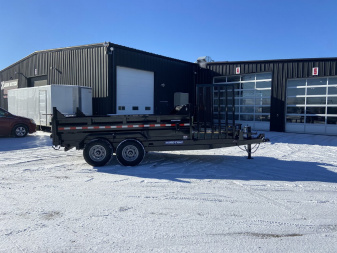 New Sure-Trac 82"x12' (+4) Scissor Dump Trailer