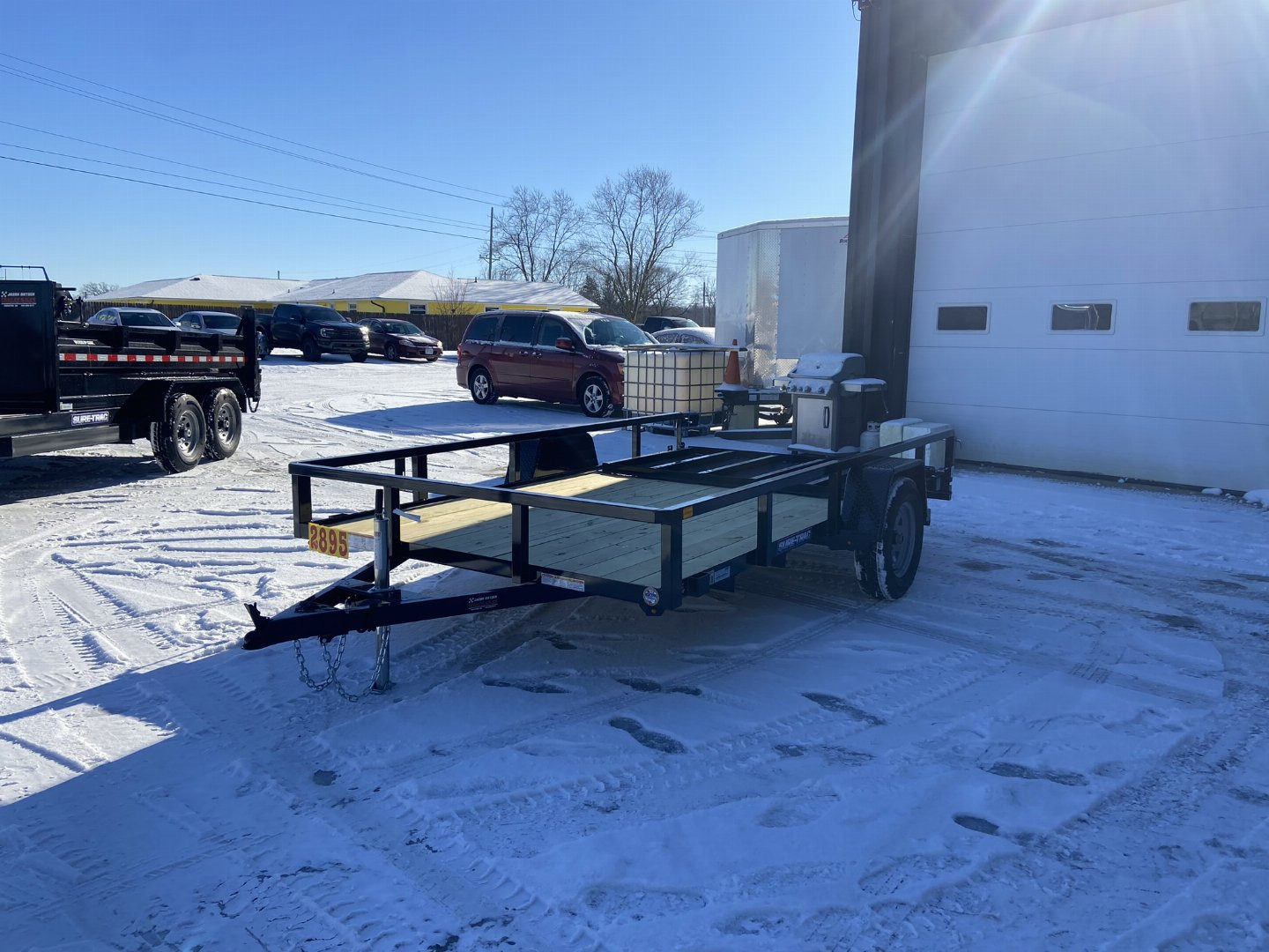New Sure-Trac 7x12 Tube Top Utility Trailer