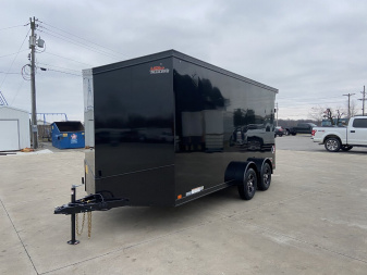 New United UJ 7x16 V-Nose Enclosed Cargo Trailer