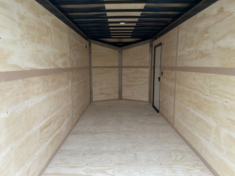 New United UJ 7x16 V-Nose Enclosed Cargo Trailer