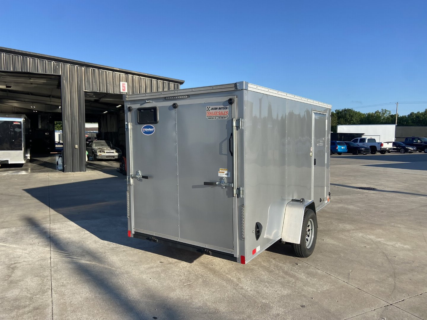 Used United XLV 6x12 Enclosed Cargo Trailer