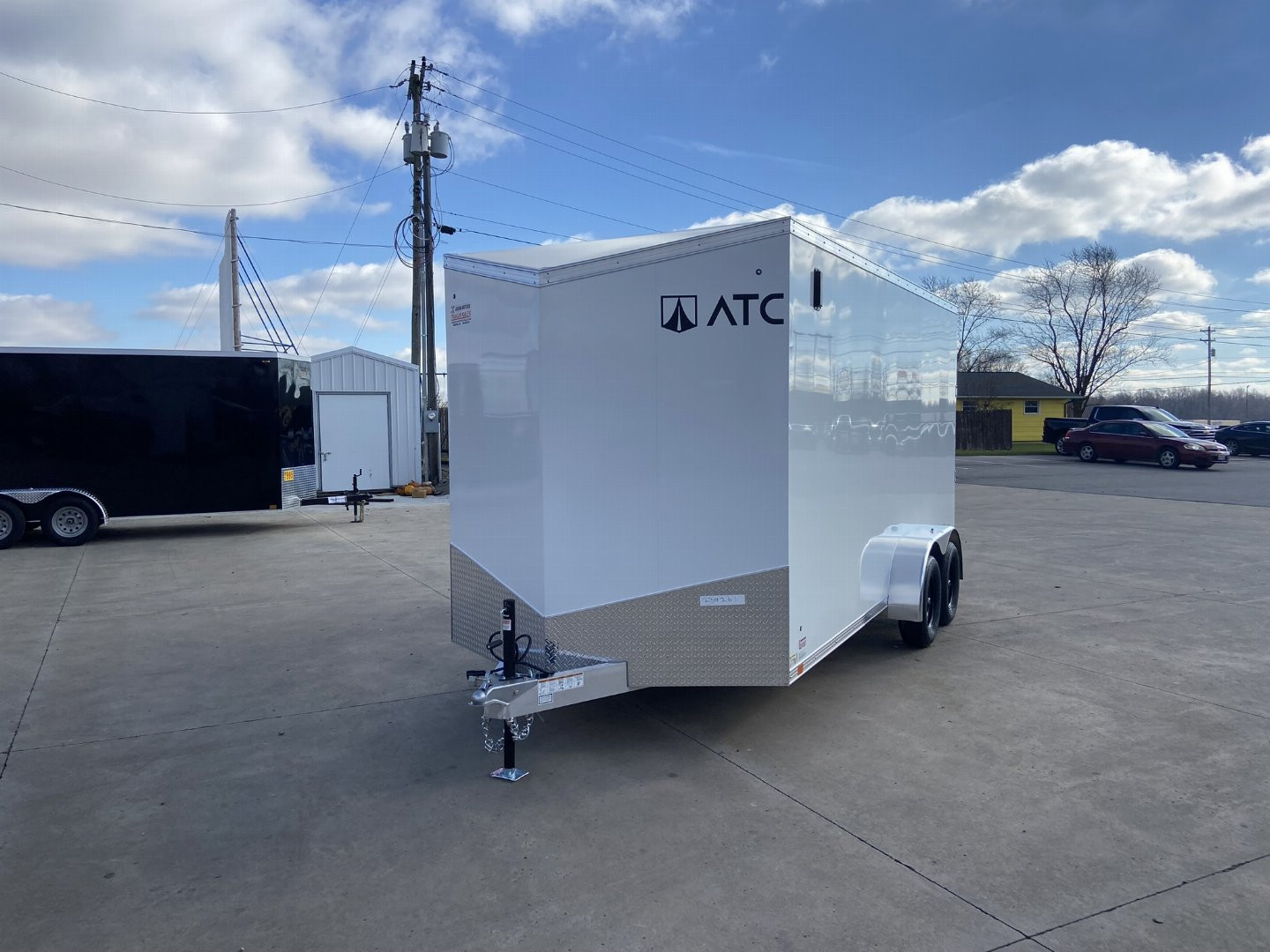 New ATC STō 400 7x16 Aluminum V-Nose Enclosed Cargo Trialer