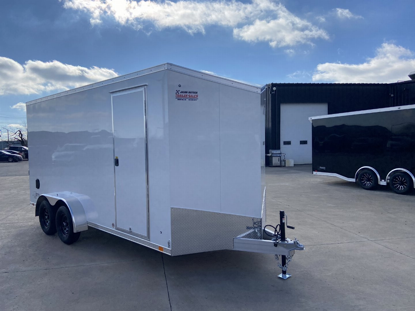 New ATC STō 400 7x16 Aluminum V-Nose Enclosed Cargo Trialer