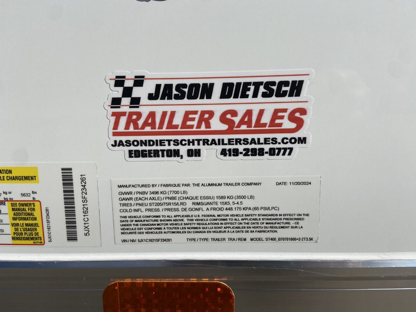 New ATC STō 400 7x16 Aluminum V-Nose Enclosed Cargo Trialer