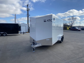 New ATC STō 400 7x16 Aluminum V-Nose Enclosed Cargo Trialer