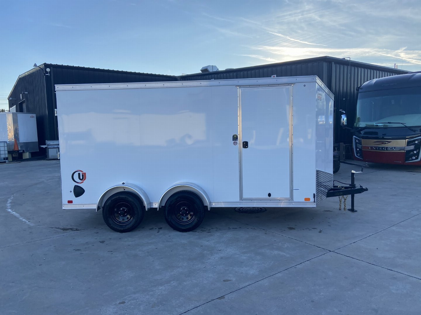 New United UJ-S 7x14 V-Nose Enclosed Cargo Trailer