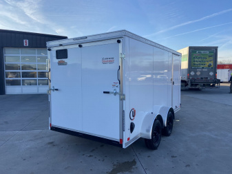 New United UJ-S 7x14 V-Nose Enclosed Cargo Trailer