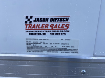 New United UJ-S 7x14 V-Nose Enclosed Cargo Trailer