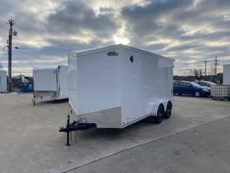 New United UJ 7x16 V-Nose Enclosed Cargo Trailer