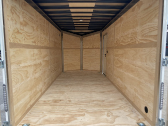 New United UJ 7x16 V-Nose Enclosed Cargo Trailer