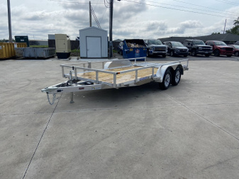 New Sure-Trac 7x16 Aluminum Tube Top Utility Trailer