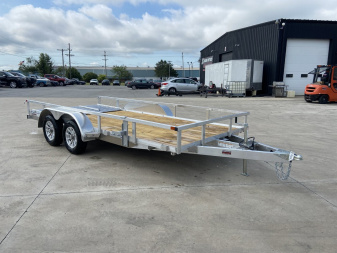 New Sure-Trac 7x16 Aluminum Tube Top Utility Trailer
