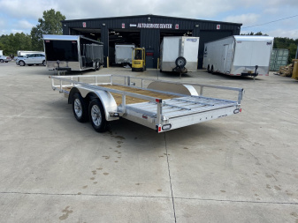 New Sure-Trac 7x16 Aluminum Tube Top Utility Trailer