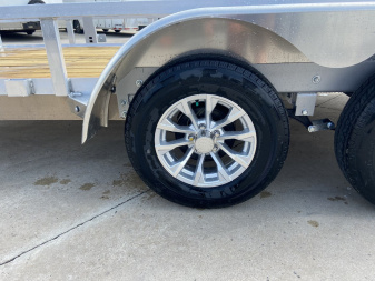 New Sure-Trac 7x16 Aluminum Tube Top Utility Trailer