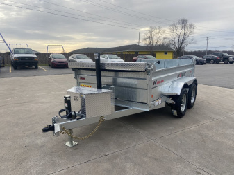New K-Trail 6x10 Galvanized Dump Trailer