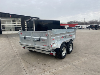 New K-Trail 6x10 Galvanized Dump Trailer