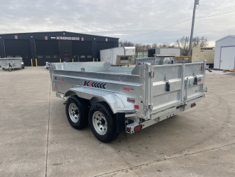 New K-Trail 6x10 Galvanized Dump Trailer
