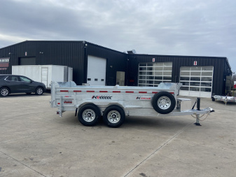 New K-Trail 82"x14' Galvanized Dump Trailer