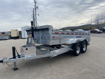 New K-Trail 82"x14' Galvanized Dump Trailer