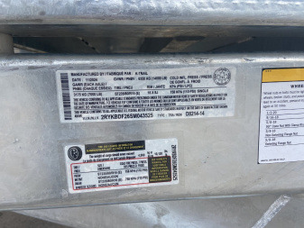 New K-Trail 82"x14' Galvanized Dump Trailer
