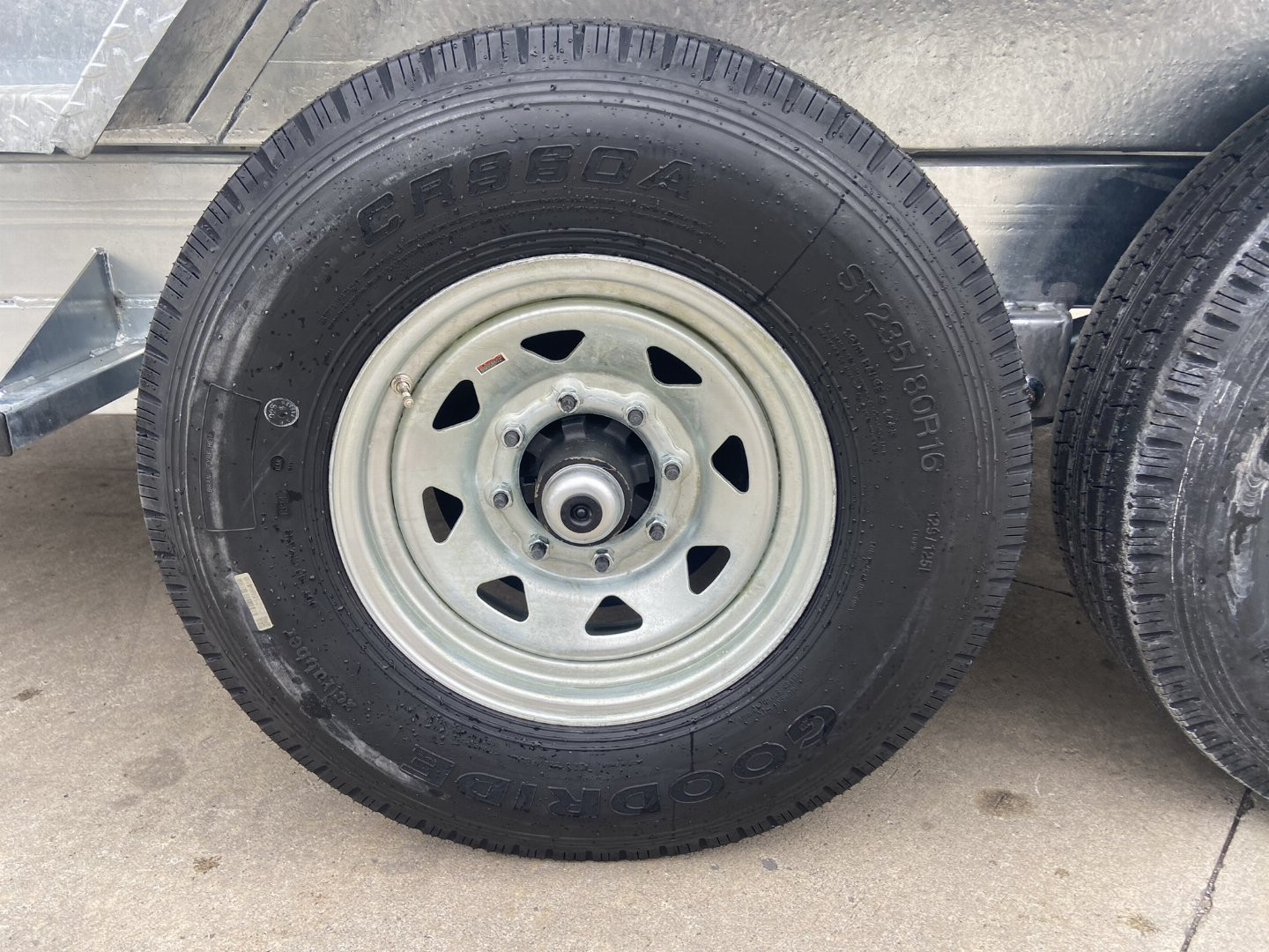 New K-Trail 82"x14' Galvanized Dump Trailer