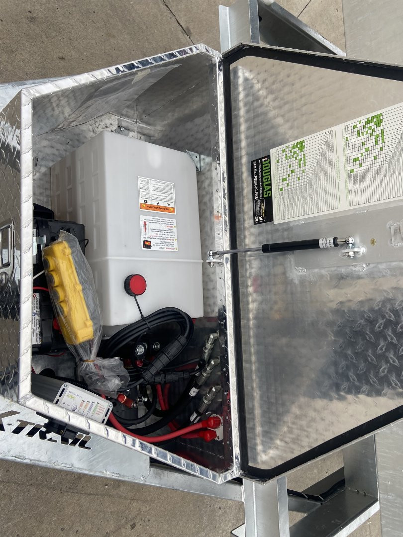 New K-Trail 82"x14' Galvanized Dump Trailer