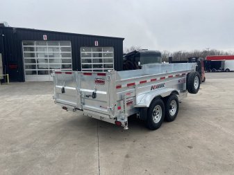 New K-Trail 82"x14' Galvanized Dump Trailer