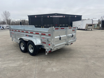 New K-Trail 82"x14' Galvanized Dump Trailer