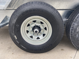 New K-Trail 82"x14' Galvanized Dump Trailer