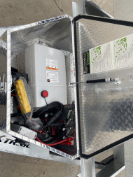 New K-Trail 82"x14' Galvanized Dump Trailer