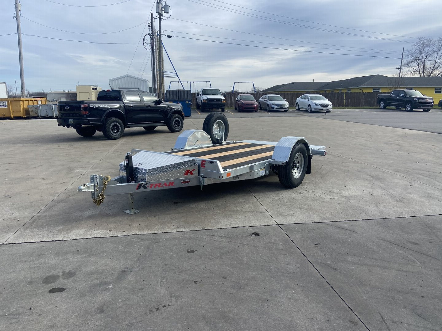New K-Trail 78"x12' Galvanized Tilt Trailer