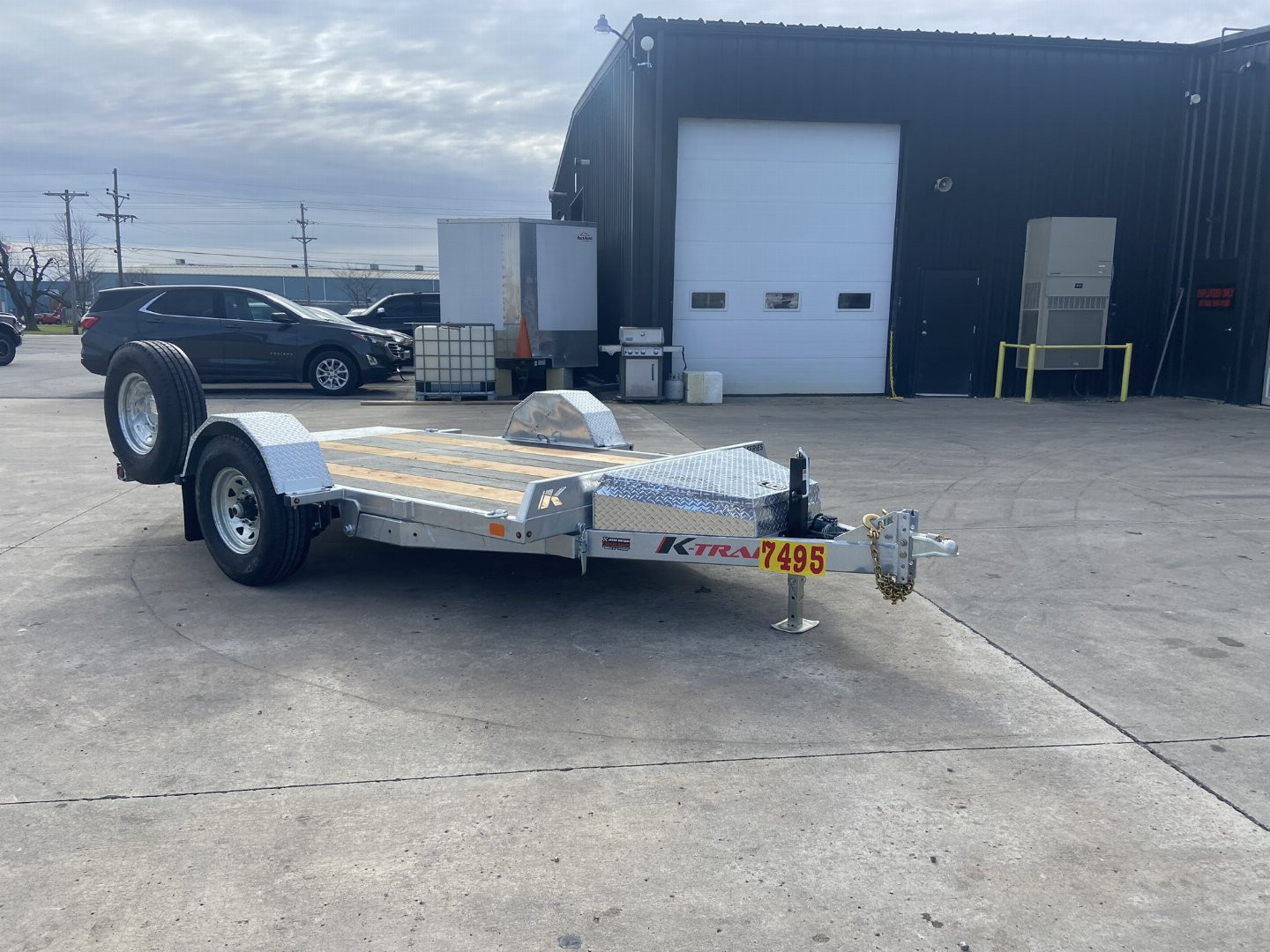 New K-Trail 78"x12' Galvanized Tilt Trailer