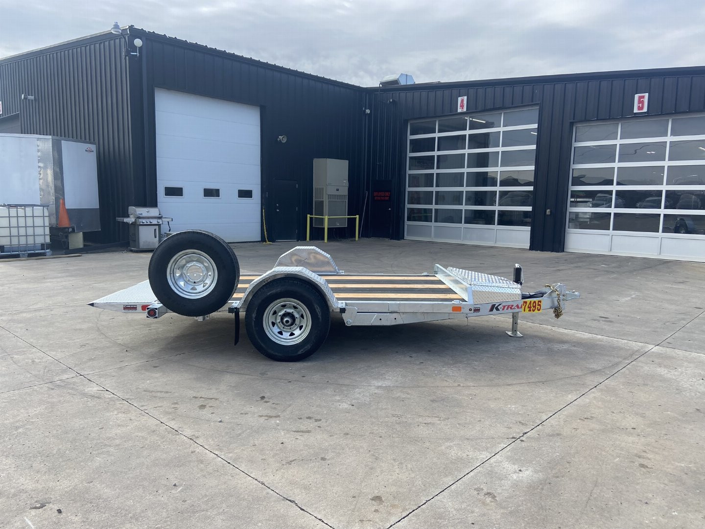 New K-Trail 78"x12' Galvanized Tilt Trailer