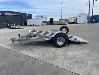 New K-Trail 78"x12' Galvanized Tilt Trailer