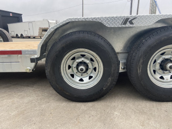 New K-Trail 80"x20' Galvanized Tilt Trailer