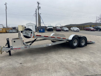 New K-Trail 80"x20' Galvanized Tilt Trailer