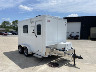 New United UAT 7x12 Aluminum Fiber Splicing Trailer