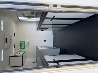 New United UAT 7x12 Aluminum Fiber Splicing Trailer