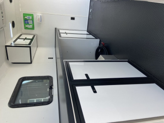 New United UAT 7x12 Aluminum Fiber Splicing Trailer