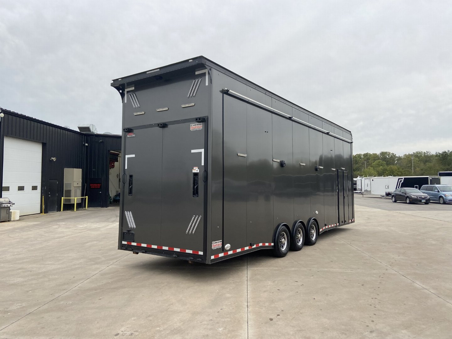 Used 32' Stacker Racing Trailer - United Super Hauler