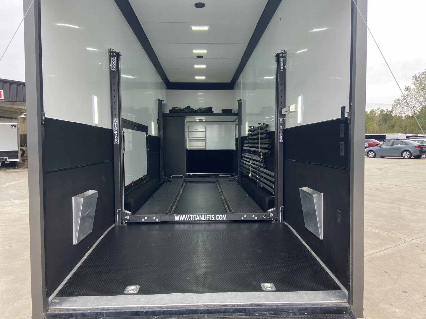 Used 32' Stacker Racing Trailer - United Super Hauler