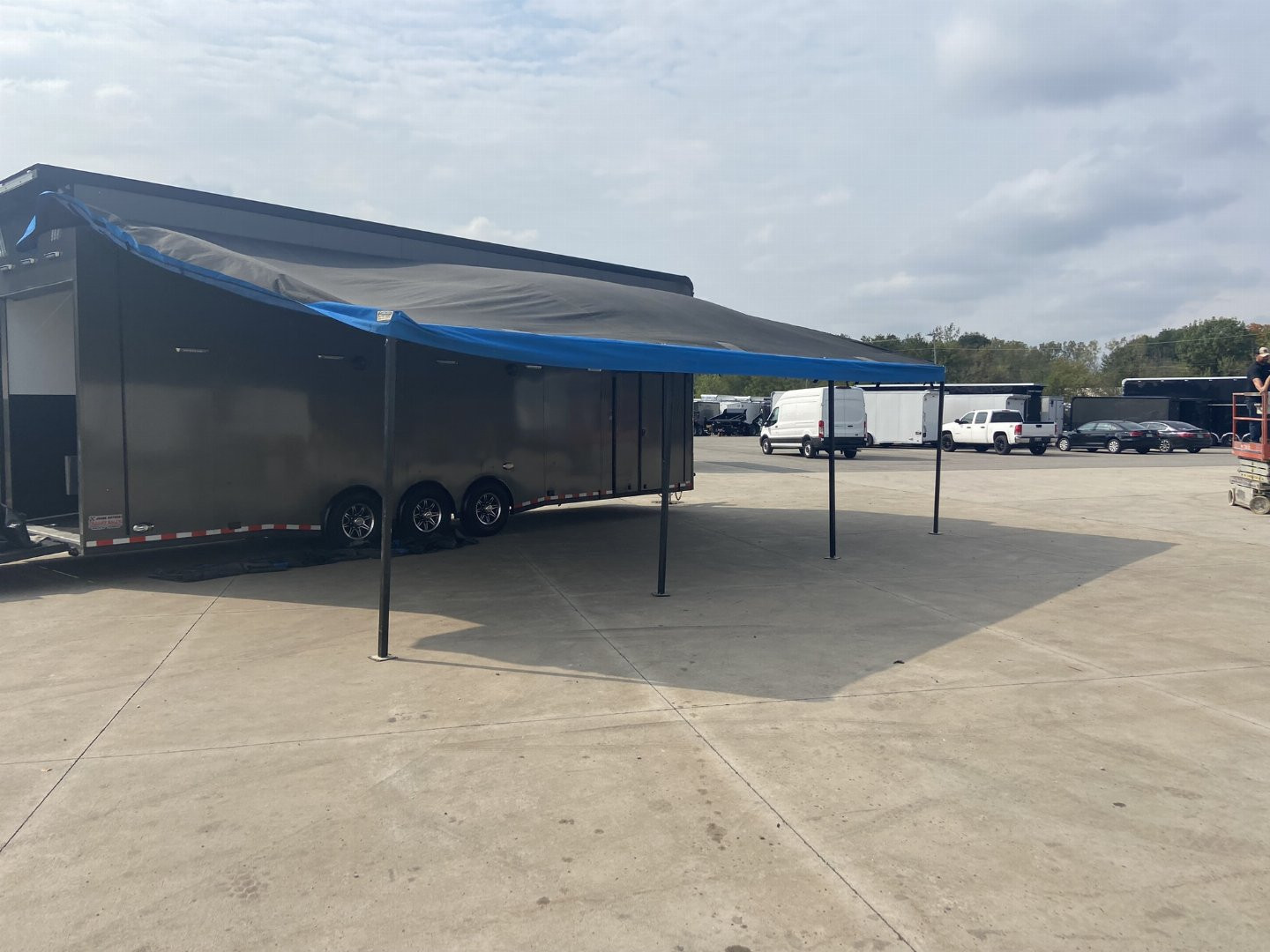 Used 32' Stacker Racing Trailer - United Super Hauler