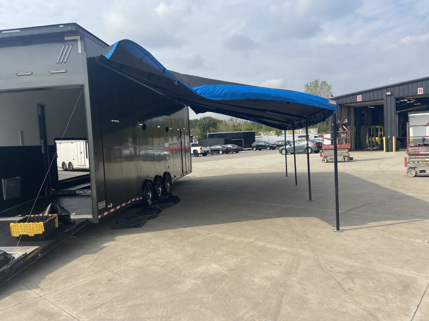 Used 32' Stacker Racing Trailer - United Super Hauler