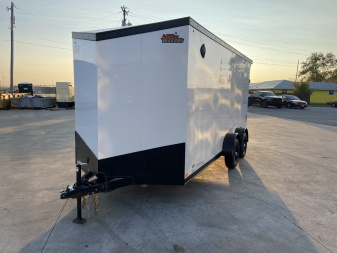 New United UJ 7x16 V-Nose Enclosed Cargo Trailer