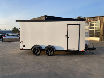 New United UJ 7x16 V-Nose Enclosed Cargo Trailer