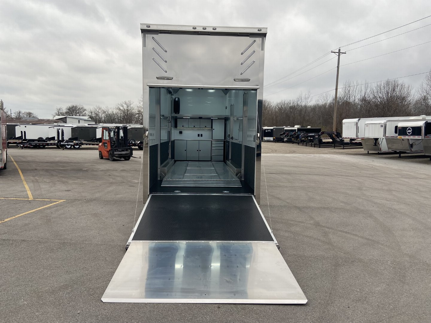 New 30' Aluminum Stacker Racing Trailer - ATC RōM 900