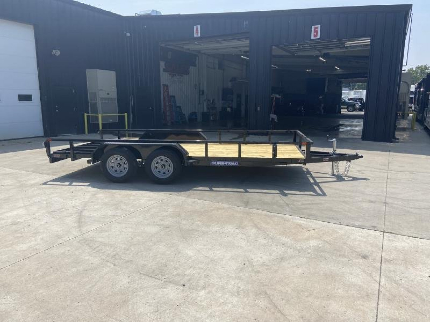 New Sure-Trac 7x16 Tube Top Utility Trailer 7K Tandem