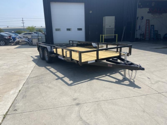 New Sure-Trac 7x16 Tube Top Utility Trailer 7K Tandem