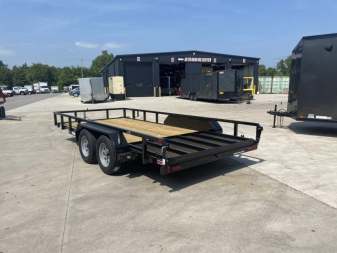 New Sure-Trac 7x16 Tube Top Utility Trailer 7K Tandem