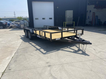 New Sure-Trac 7x16 Tube Top Utility Trailer 7K Tandem